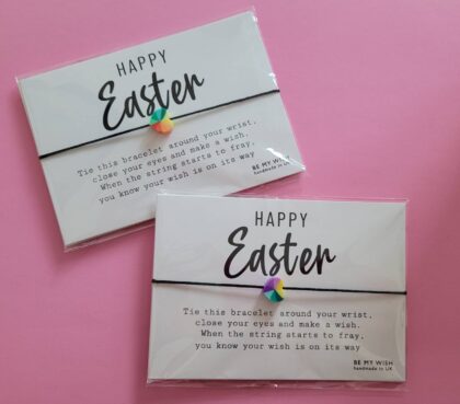 Easter Heart Bead Wish Bracelet