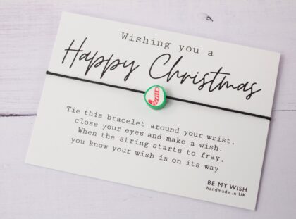 Christmas Stocking Bead Wish Bracelet