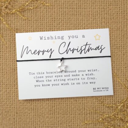 Merry Christmas Star Wish Bracelet