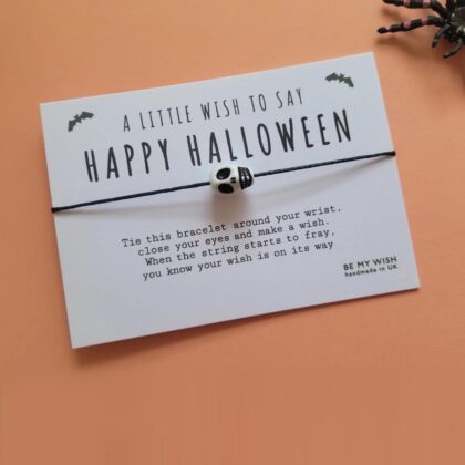Halloween Skull Wish Bracelet