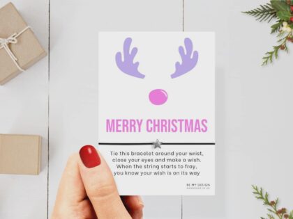 Christmas Reindeer Wish Bracelet