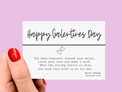 Happy Galentine's Day Wish Bracelet