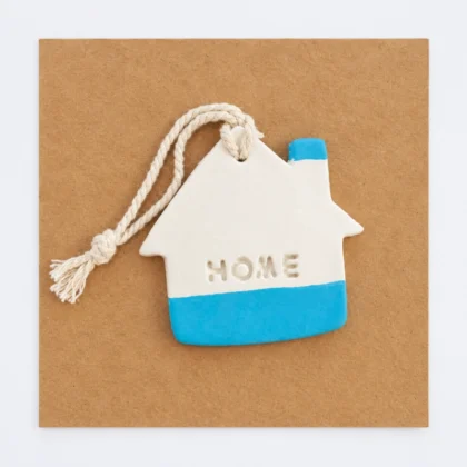 Clay Home Christmas Tree Decoration Blue