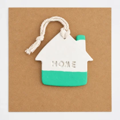 Clay Home Christmas Tree Decoration Green